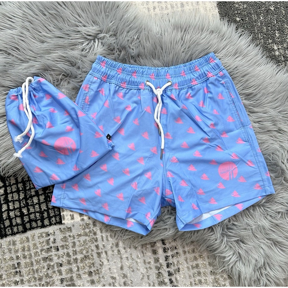 Miami Nautique Men's Surfer‎ Designed Board Shorts Lined Swimwear XXLarge ($50)